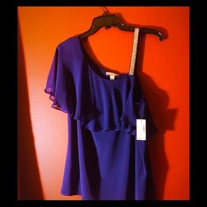 Dressbarn Royal blue blouse